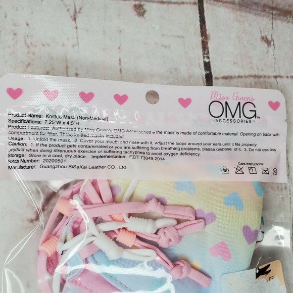 Miss Gwen's OMG Accessories Girls Knitted Mask - Picture 9 of 9